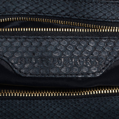 Burberry Prorsum Python Ruched Large Vallance Hobo Blue 11 of 11