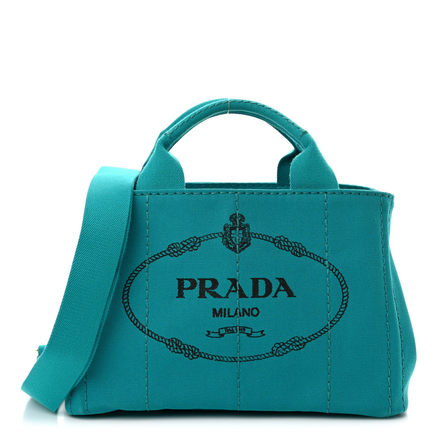 Canapa Small Logo Tote Pavone
