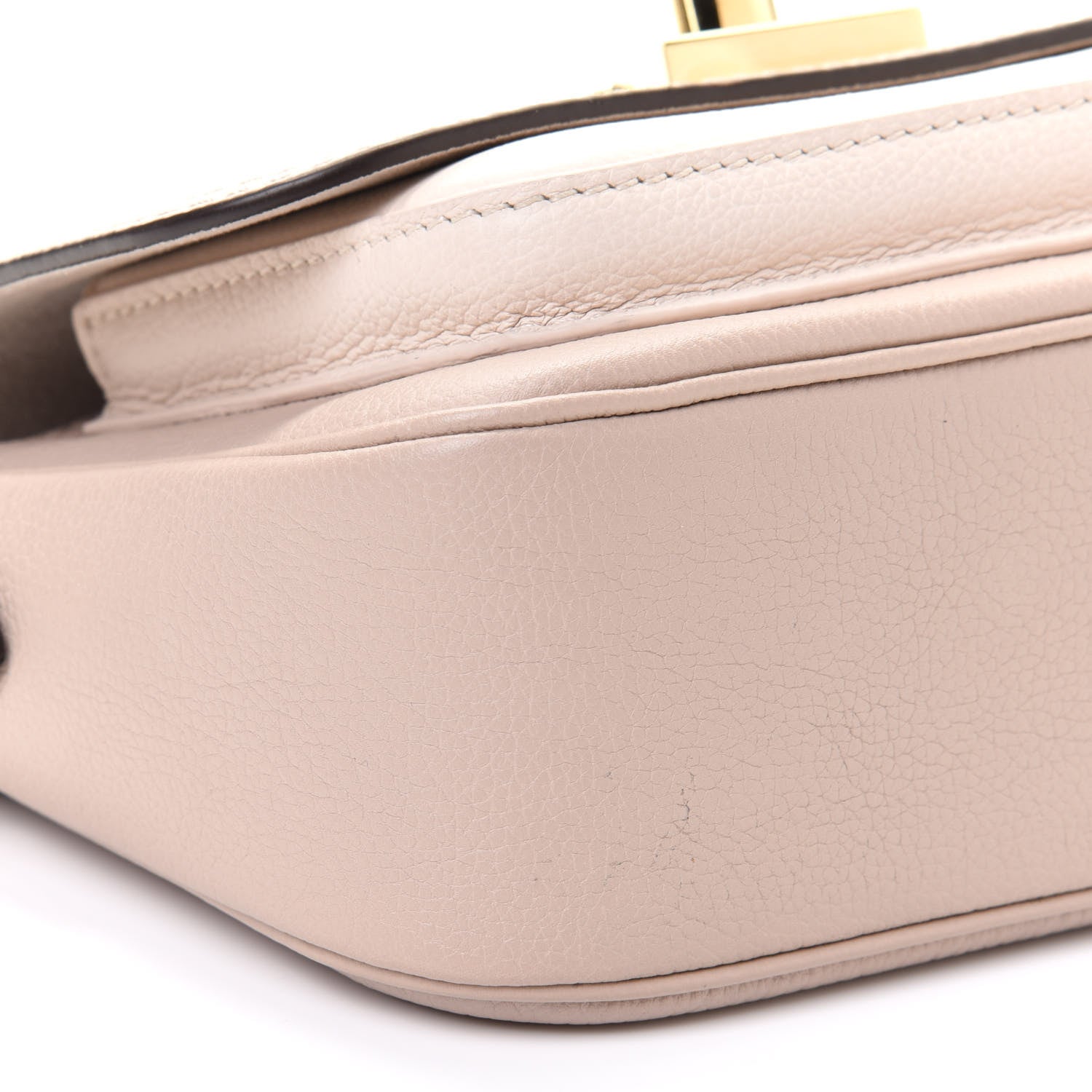 Louis Vuitton Grained Calfskin Lockme Tender Greige 8 of 10