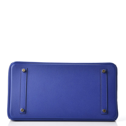 Hermes Epsom Birkin 35 Bleu Electrique 7 of 38
