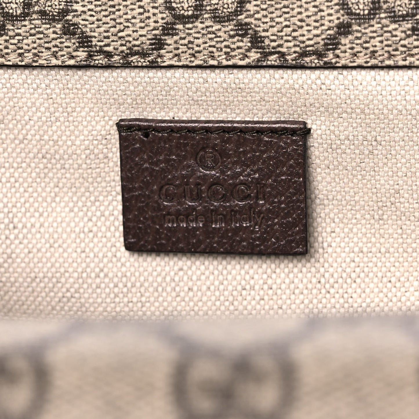 GG Supreme Monogram Web Small Neo Vintage Double Flap Messenger Bag Beige New Acero