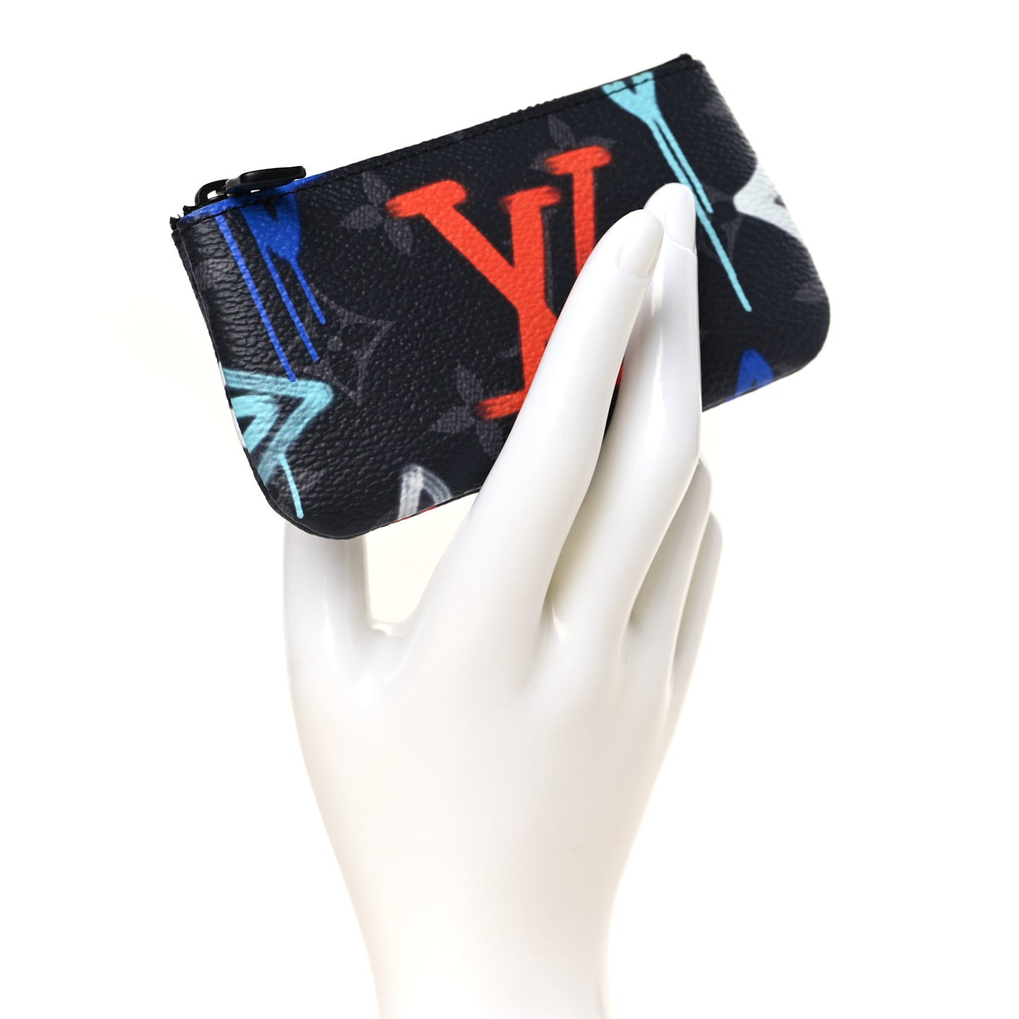 Monogram Eclipse LV Graffiti Key Pouch Multicolor