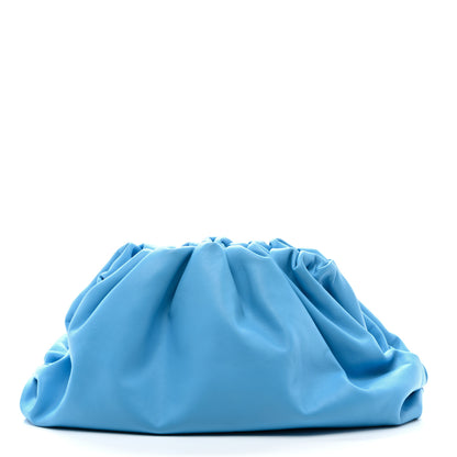 Bottega Veneta Smooth Butter Calf The Pouch Oversized Clutch Sky Blue 1 of 7