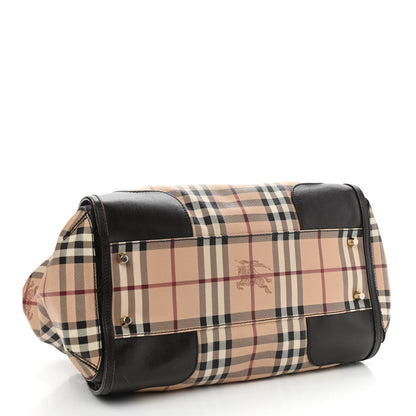 Burberry Haymarket Check Small Gladstone Chocolate 4 of 15
