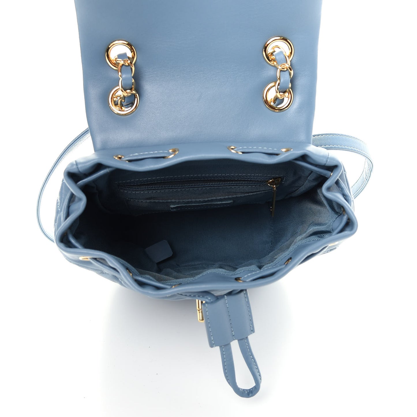 Calfskin Quilted Mini Urban Spirit Backpack Light Blue