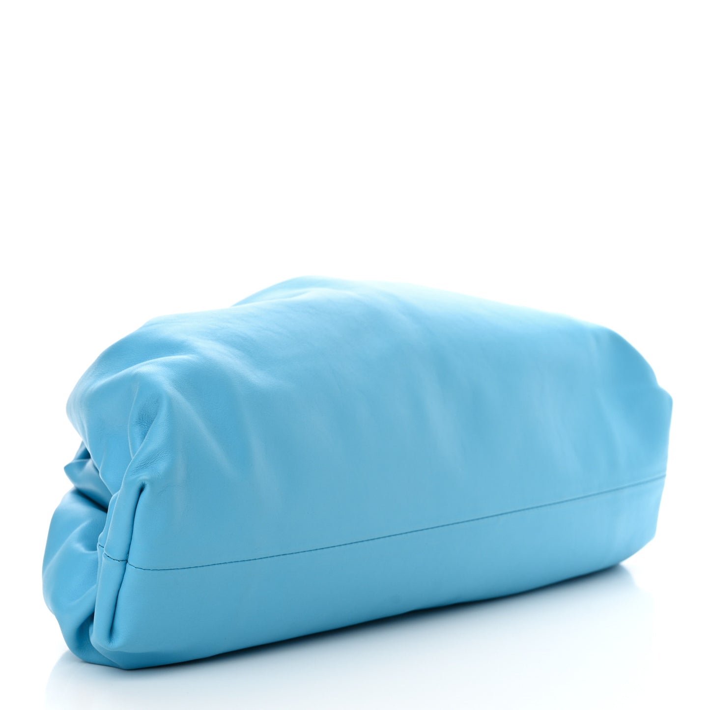 Smooth Butter Calf The Pouch Oversized Clutch Sky Blue