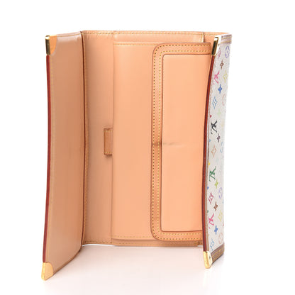 Louis Vuitton Monogram Multicolor Porte Tresor International Wallet White 5 of 12