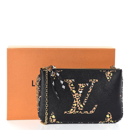 Louis Vuitton Monogram Giant Jungle Pochette Double Zip Black 8 of 8