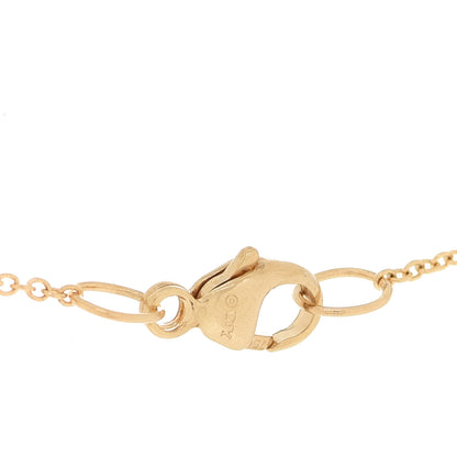 David Yurman 18K Yellow Gold Diamond Heart Initial A Charm Necklace 4 of 7