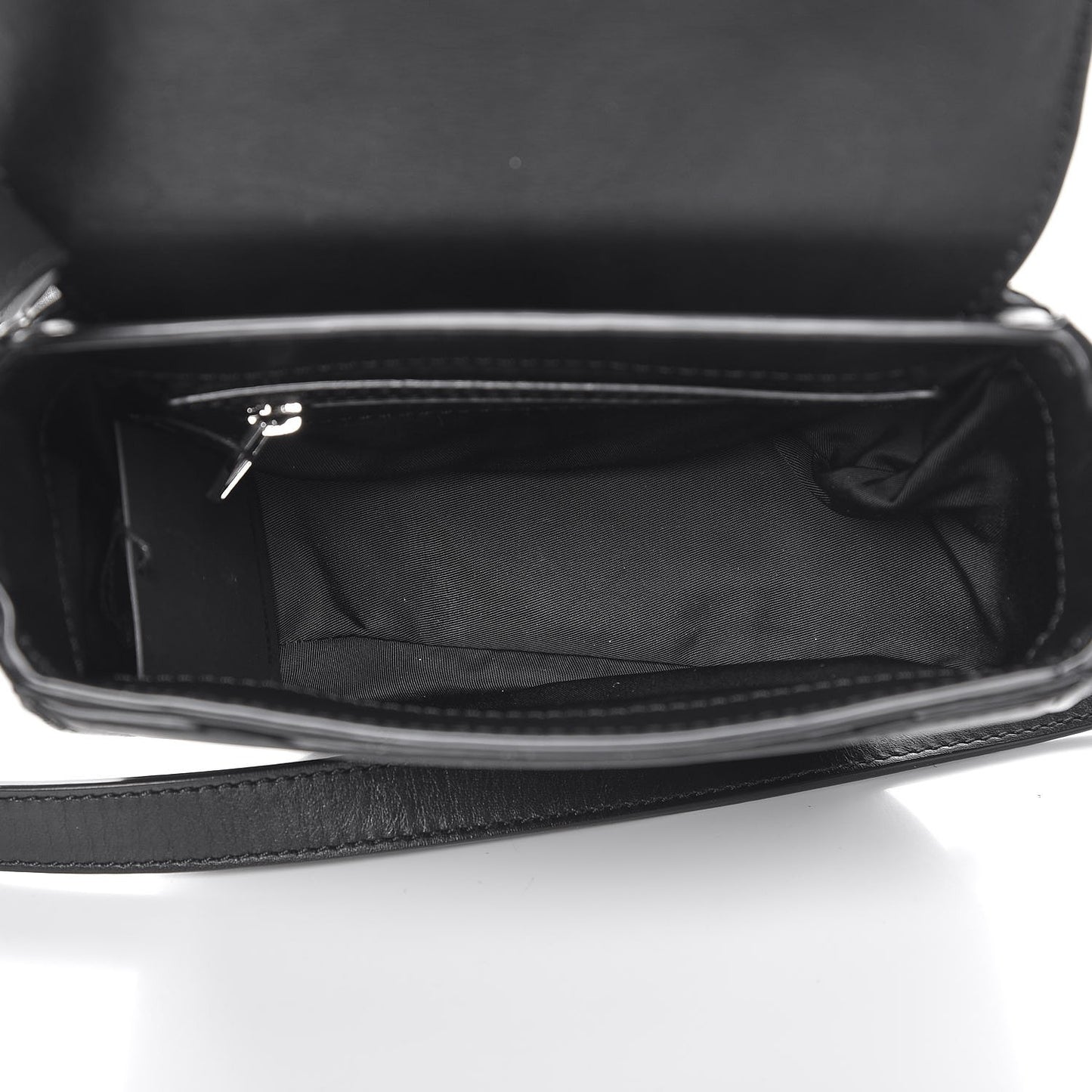 Calfskin Mini Lia Black Rhodium Hardware