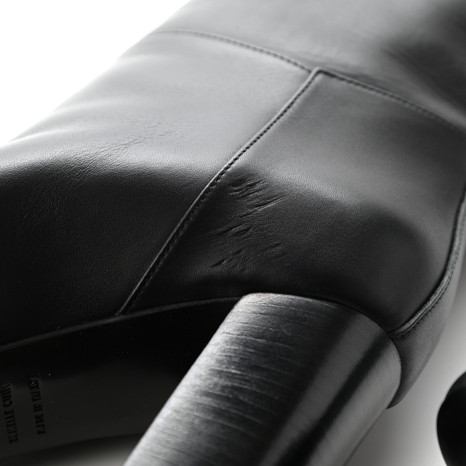 Hermes Heritage Calfskin Story Boots 38 Black 10 of 11