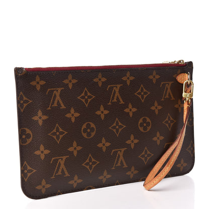 Louis Vuitton Monogram Neverfull MM GM Pochette Pivoine 3 of 7