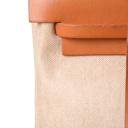Hermes Toile Vache Calfskin Herbag 39 MM Natural 24 of 37