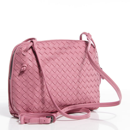 Bottega Veneta Nappa Intrecciato Pillow Crossbody Messenger Mallow 3 of 8