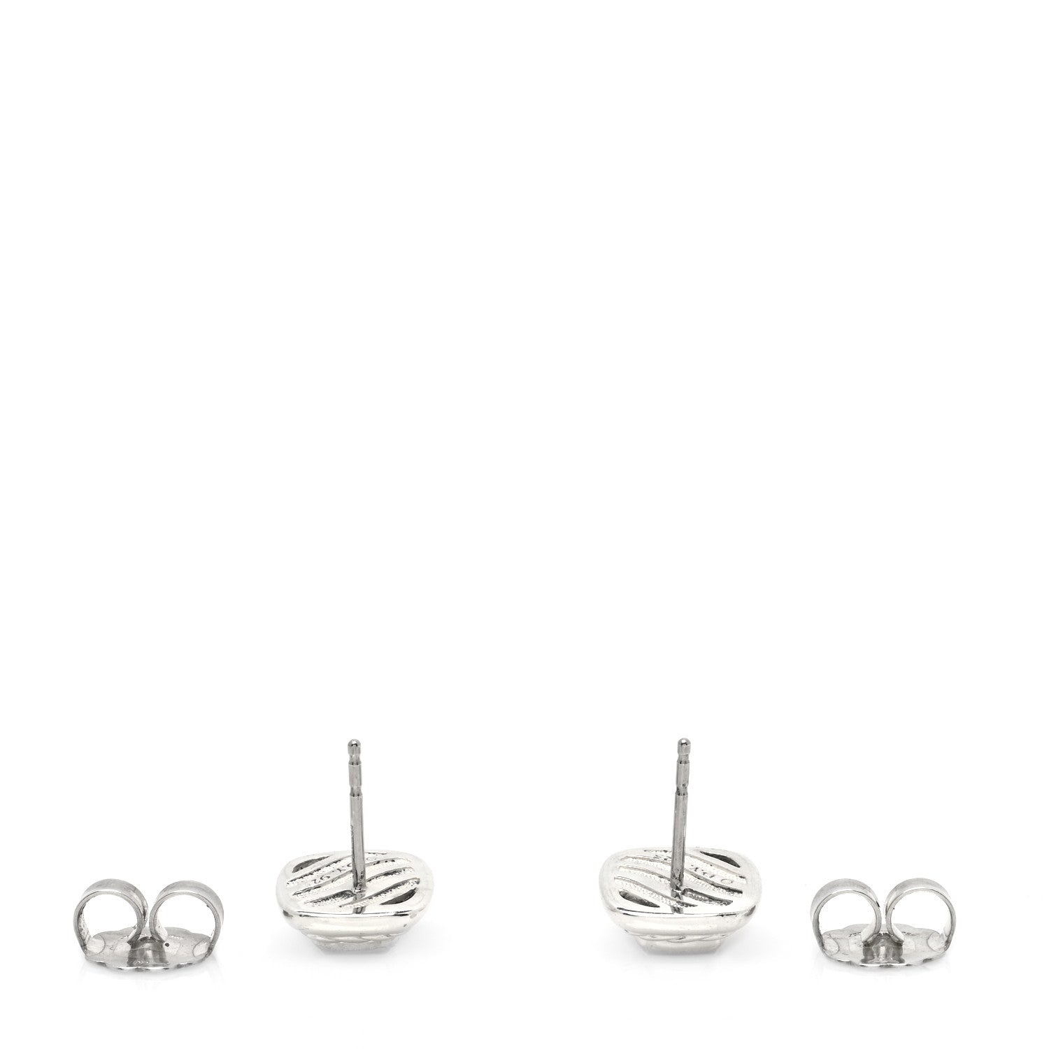 David Yurman Sterling Silver Hampton Blue Topaz 5mm Cable Classics Stud Earrings 3 of 4