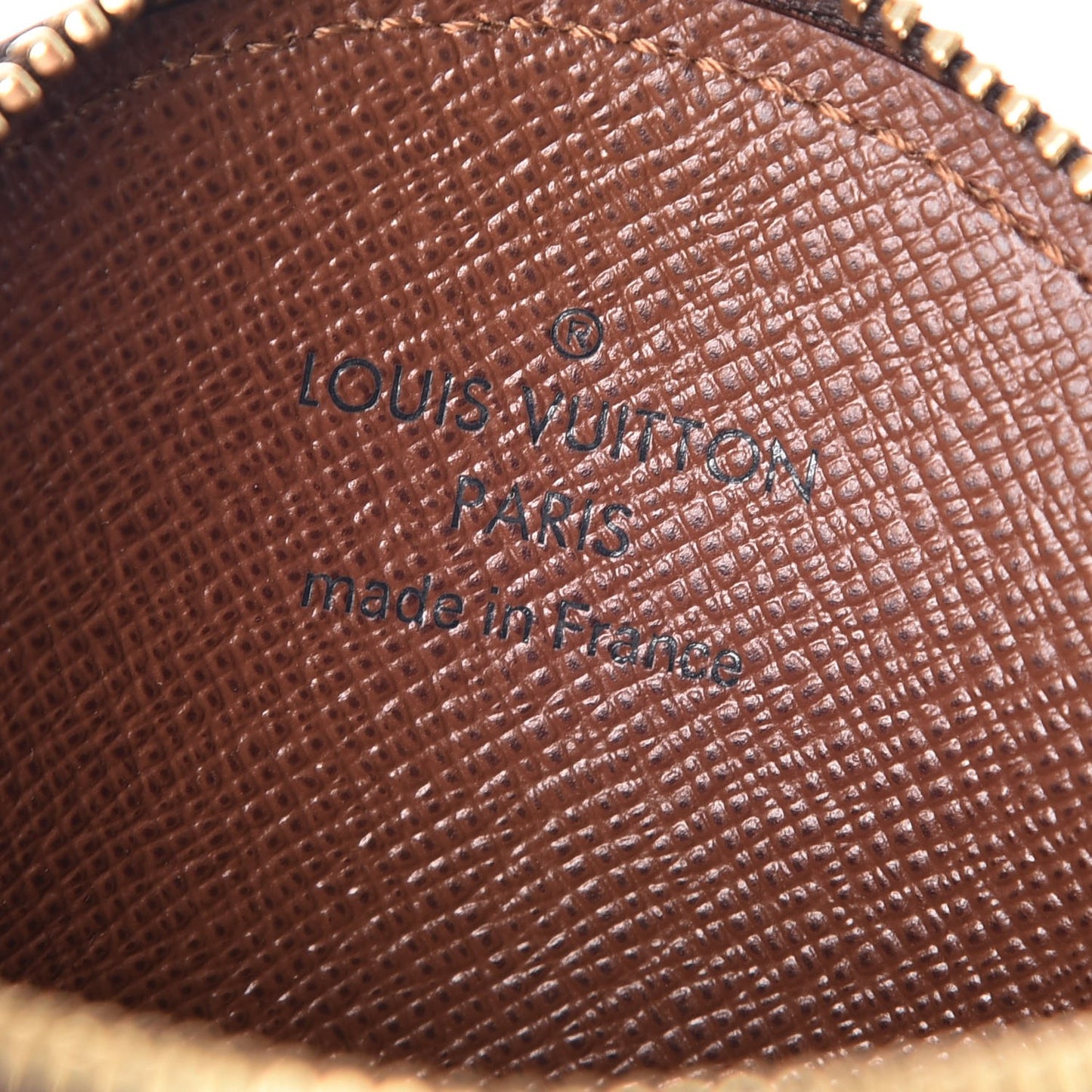 Monogram Round Coin Purse