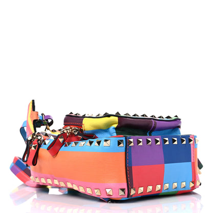 Valentino Garavani Calfskin 1973 Mini Rockstud Backpack Multicolor 4 of 12