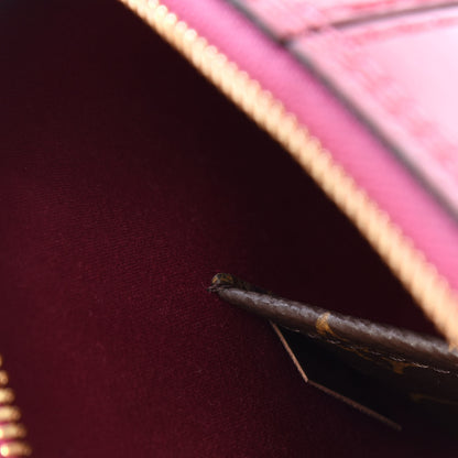 Louis Vuitton Patent Monogram Alma BB Magenta 10 of 13
