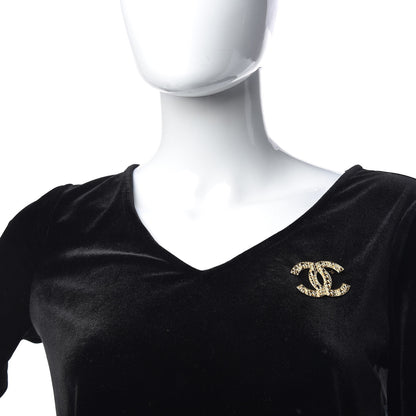 Chanel Chain CC Brooch Light Gold 2 of 5