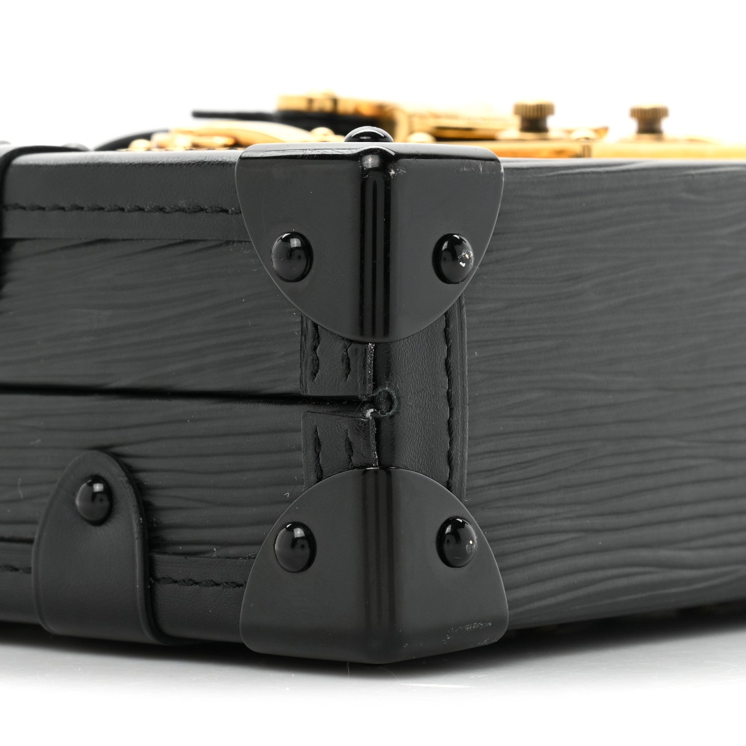 Louis Vuitton Epi Petite Malle Black 9 of 16