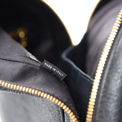 Miu Miu Goatskin Madras Backpack Black 9 of 11