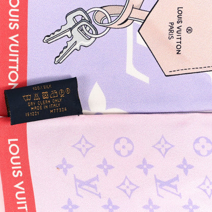 Louis Vuitton Silk Monogram Gradient By The Pool Bandeau Purple 3 of 3