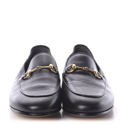 Gucci Lambskin Womens Brixton Horsebit Loafers 39.5 Black 2 of 7