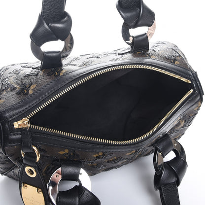 Louis Vuitton Monogram Sequins Eclipse Speedy 28 Black 5 of 8