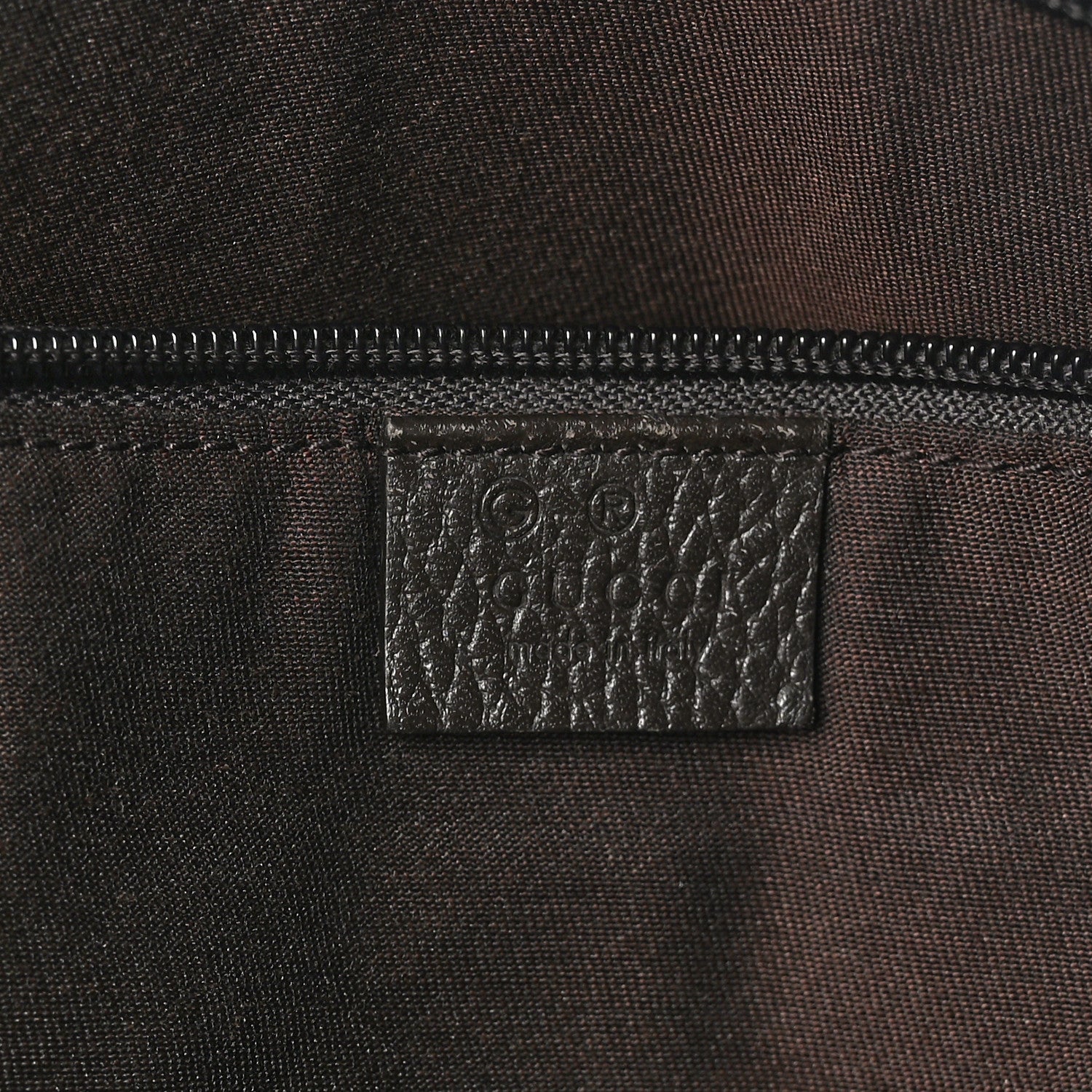 Gucci Monogram Dollar Calfskin Large Boston Duffle Bag Beige Ebony Testa di Moro Marrone Scuro 5 of 16