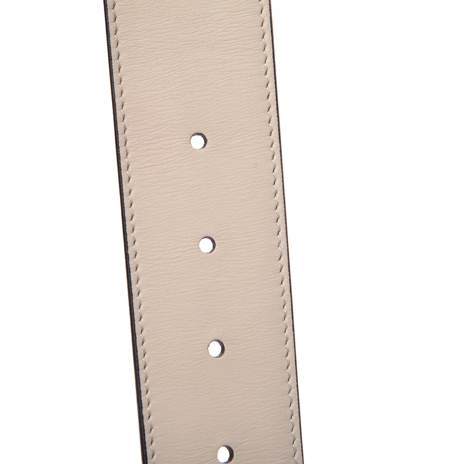 Gucci Calfskin Double G 40mm Belt 65 26 Mystic White 5 of 7