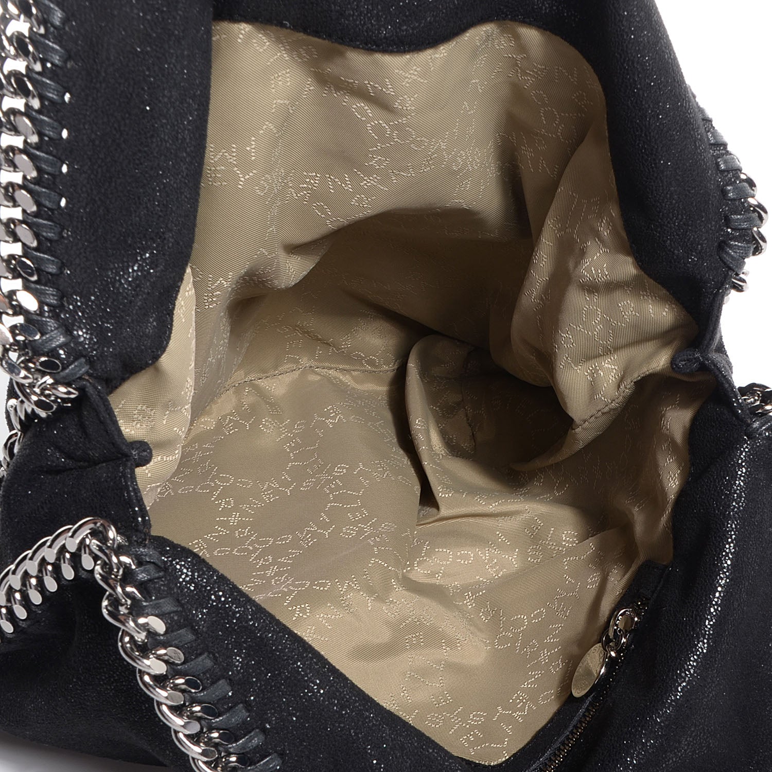 Stella McCartney Shaggy Deer Small Falabella Tote Black 6 of 9
