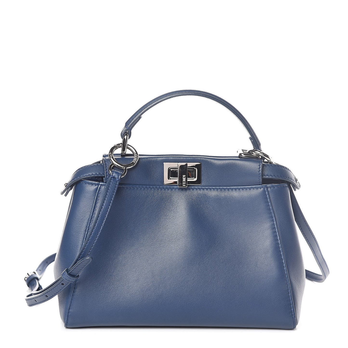 Nappa Mini Peekaboo Iconic Satchel True Blue