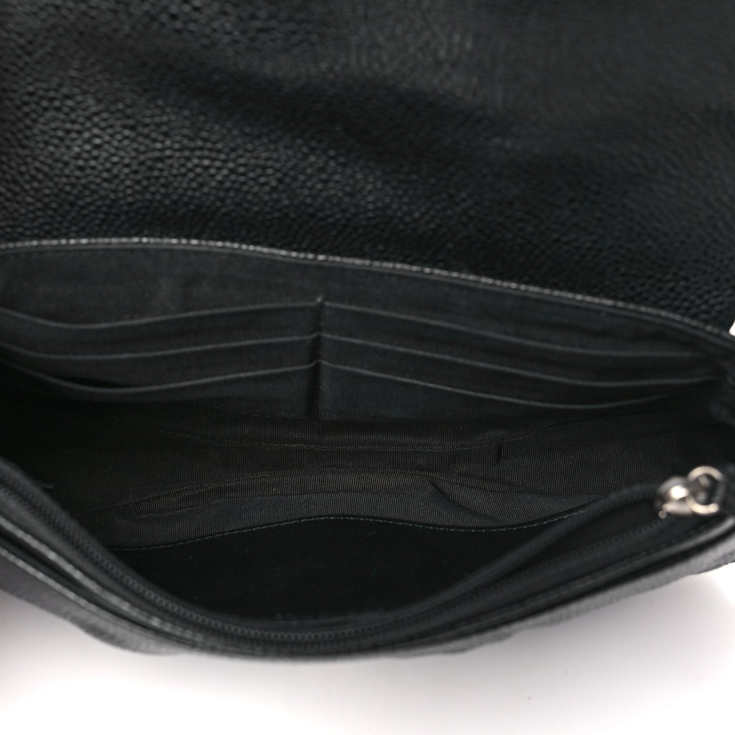 Caviar Half Moon Wallet On Chain WOC Black