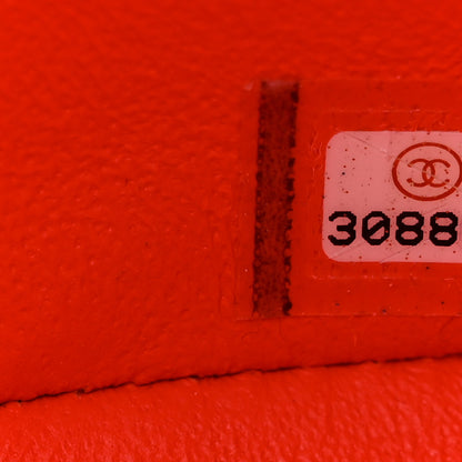 Chanel Lambskin Quilted Mini Rectangular Flap Coral 7 of 11