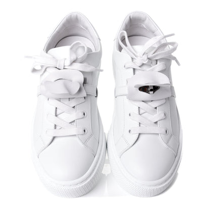 Hermes Calfskin Day Sneakers 37 White 5 of 11