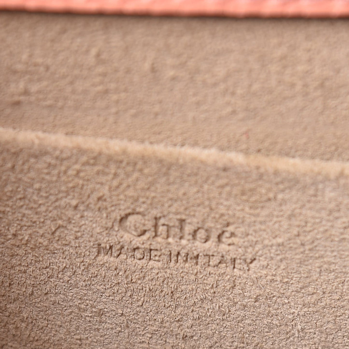 Calfskin Suede Small Nile Bracelet Bag Ideal Blush