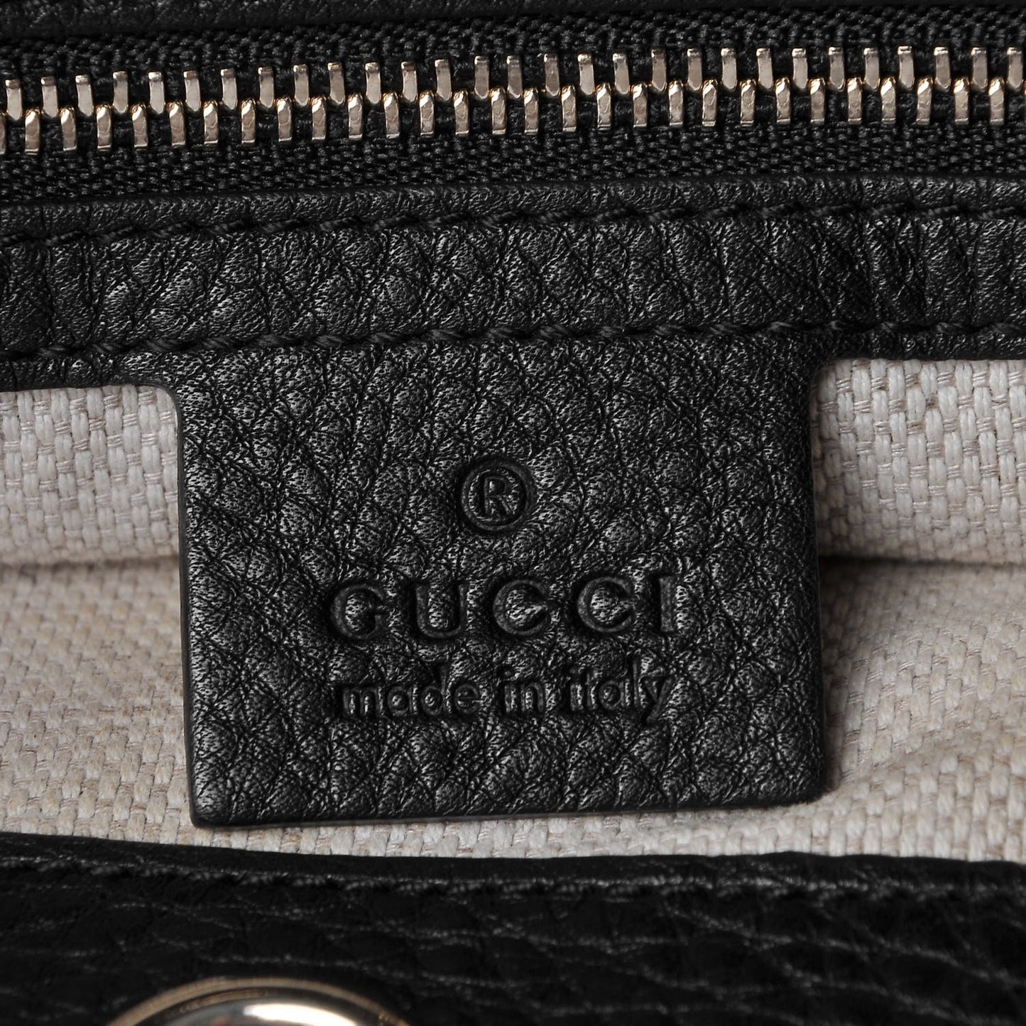 Pebbled Calfskin Medium Soho Chain Shoulder Bag Black