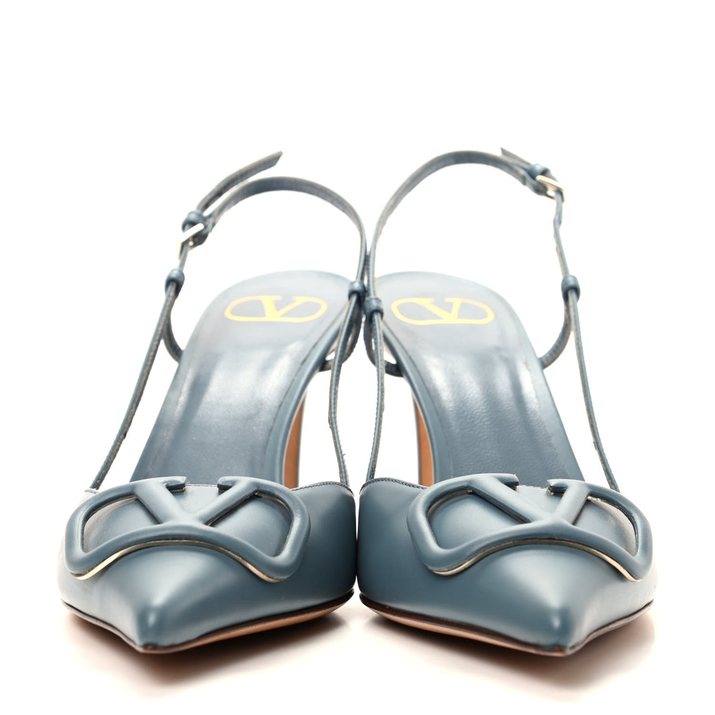 Calfskin Tonal Vlogo Slingback 80mm Pumps 39.5 Amadeus