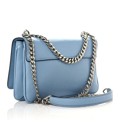 Prada Soft Calfskin Chain Crossbody Bag Astrale 3 of 8