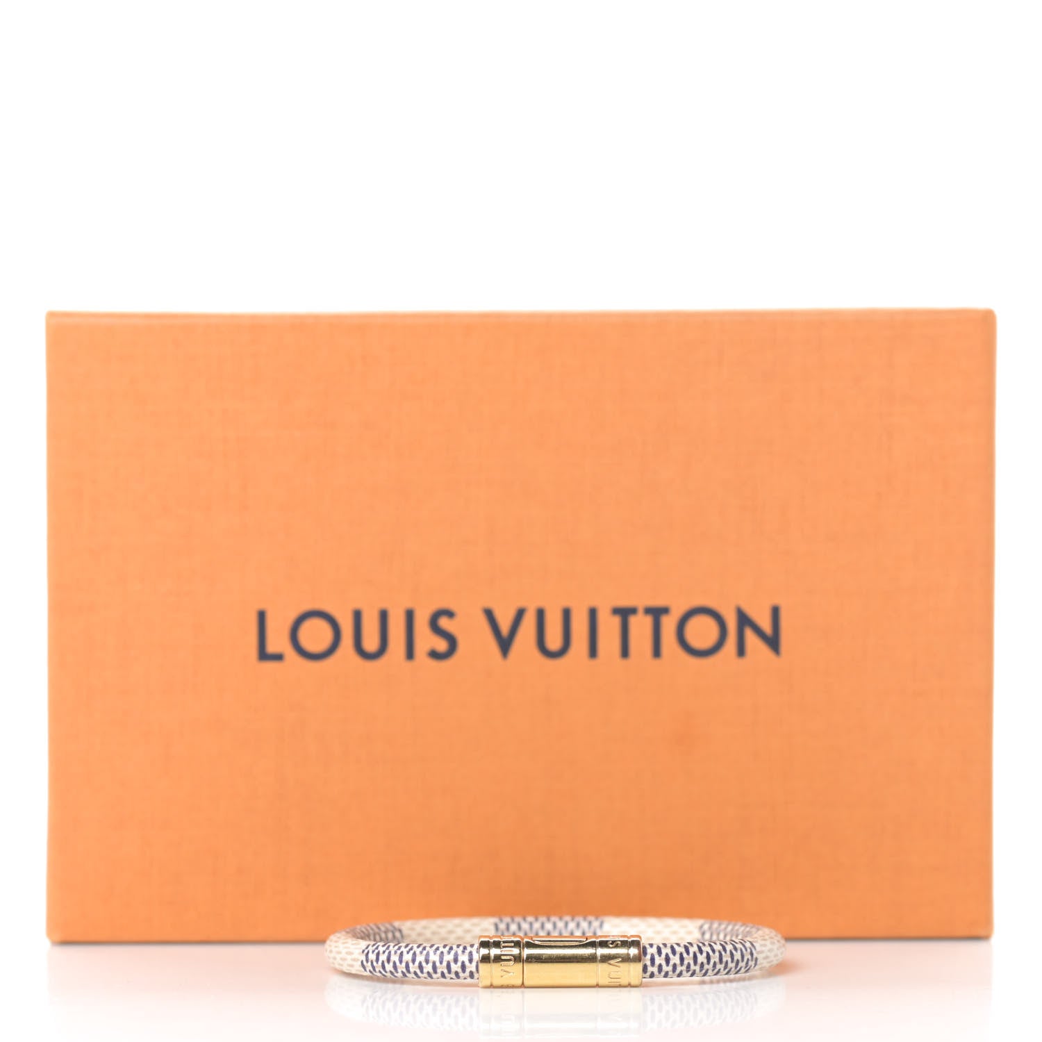 Louis Vuitton Damier Azur Keep It Bracelet 17 5 of 5