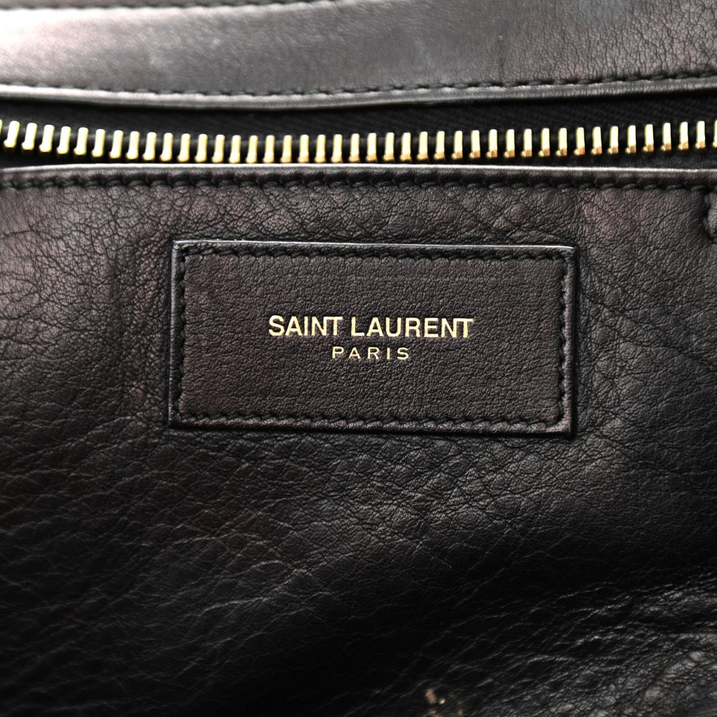 Calfskin Small Classic Y Cabas Black