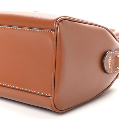 Celine Smooth Calfskin Triomphe Small Boston Bag Tan 10 of 10