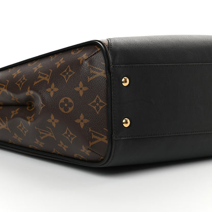 Louis Vuitton Calfskin Monogram Kimono Tote Black 10 of 13