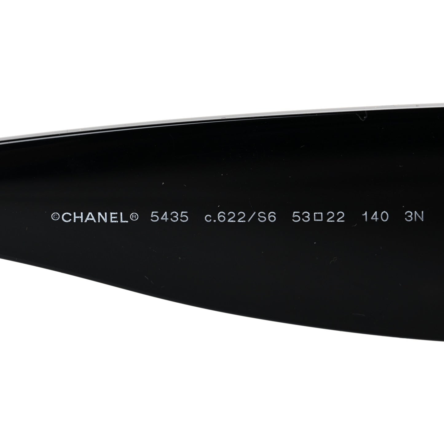Acetate Rectangle Sunglasses 5435 Black