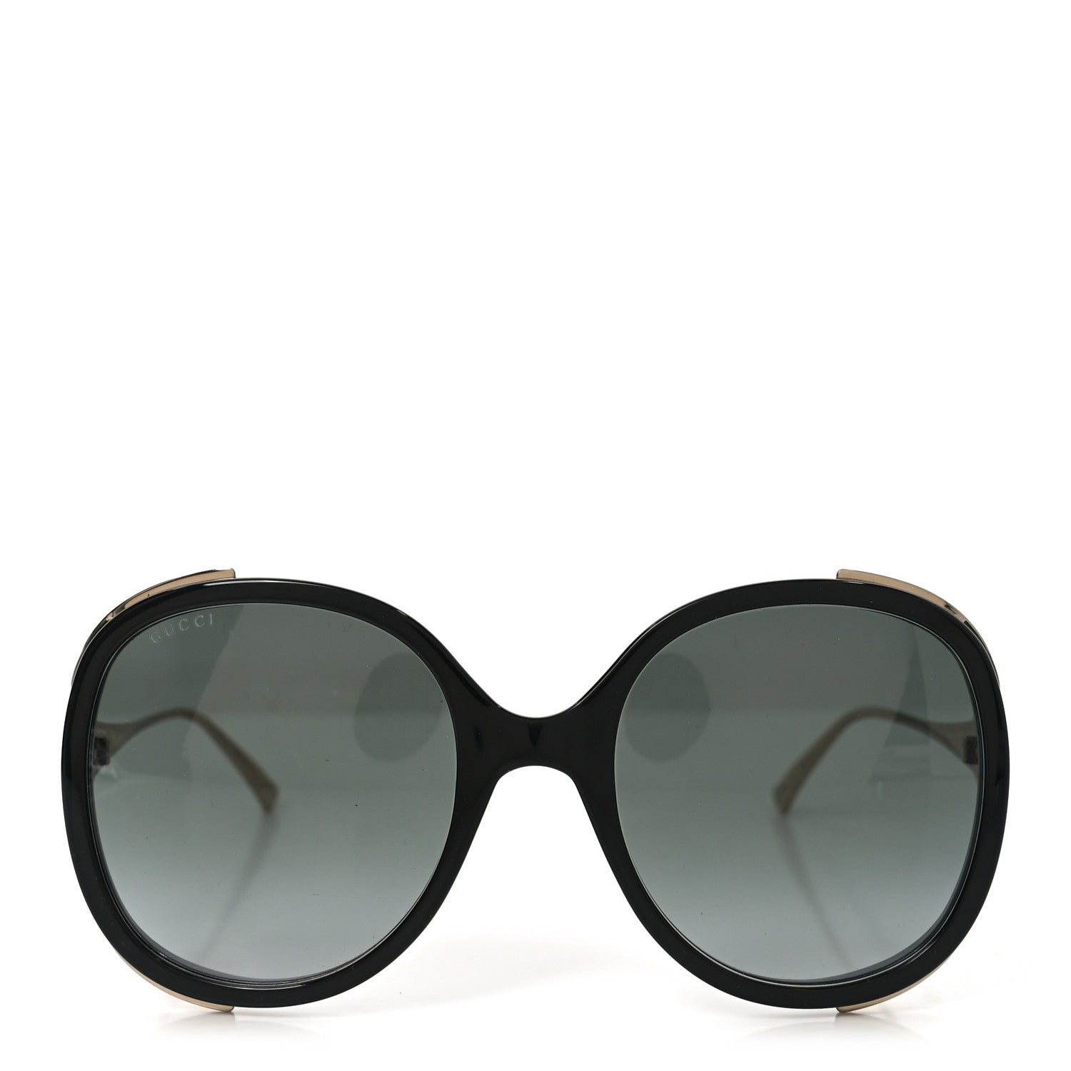 Gucci Round Frame Injected GG0226S Sunglasses Black 2 of 7