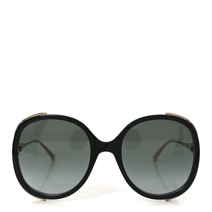 Gucci Round Frame Injected GG0226S Sunglasses Black 2 of 7