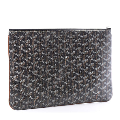 Goyard Goyardine Senat Pochette MM Black 3 of 9