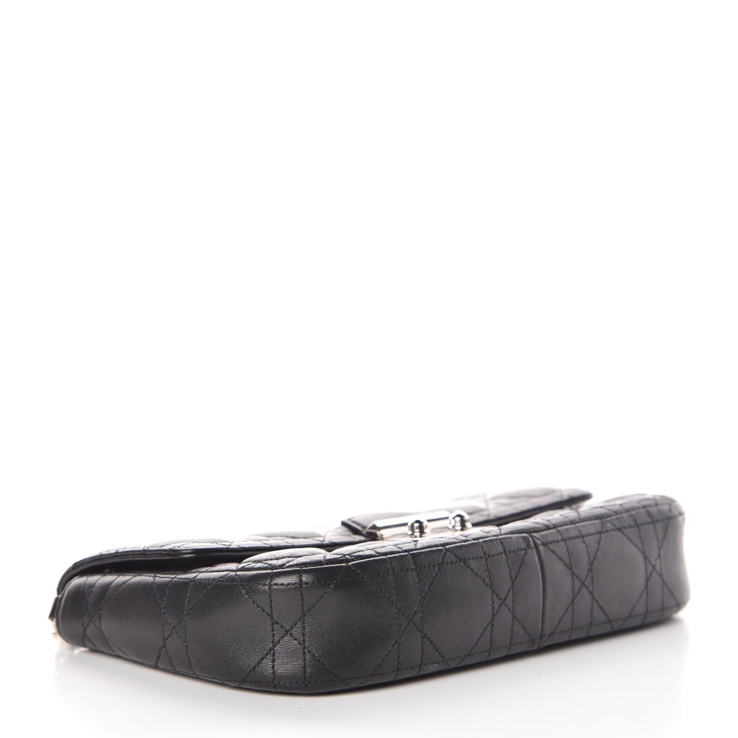 Christian Dior Lambskin Cannage Miss Dior Promenade Pouch Black 4 of 11