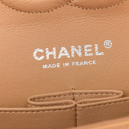 Chanel Lambskin Quilted Medium Double Flap Beige 5 of 8