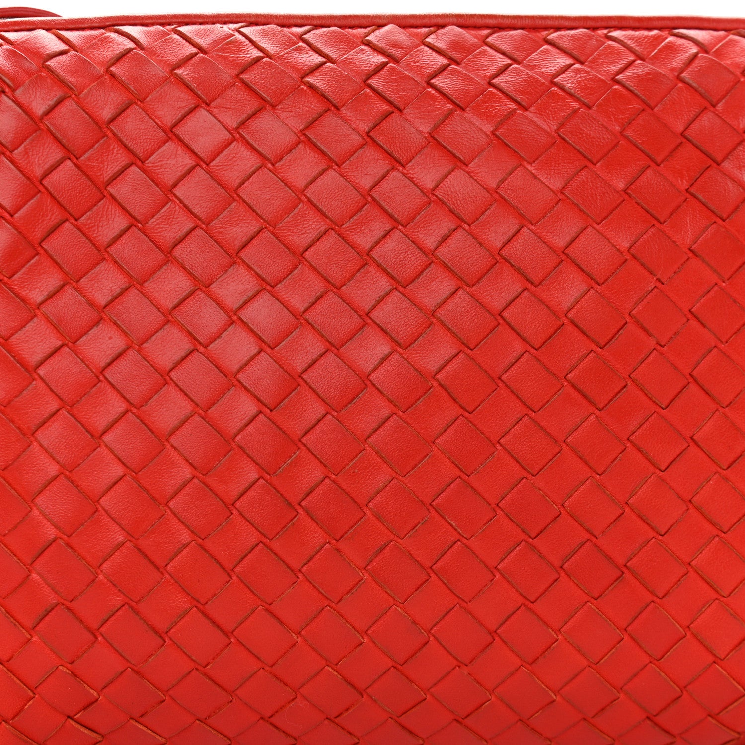 Bottega Veneta Nappa Intrecciato Nodini Crossbody Messenger Red 9 of 12